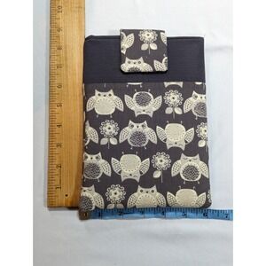 Owl‎ Design Handmade Kindle, Tablet Padded  / Pouch by: Theresa Creations 8x6